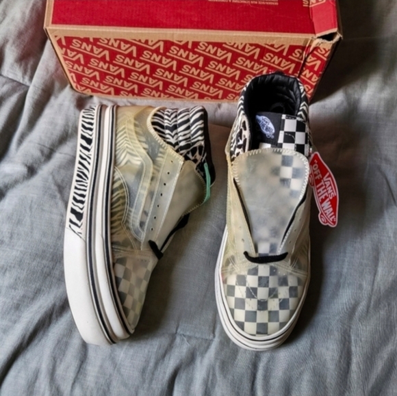 Vans Shoes - Vans Super Comfycush Sk8 Hi Platform Skool Women 9.5 Mixed Media 032026